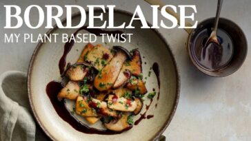 I’m giving the traditional Bordelaise sauce a modern, vegetarian twist (No Meat, Full Flavor)