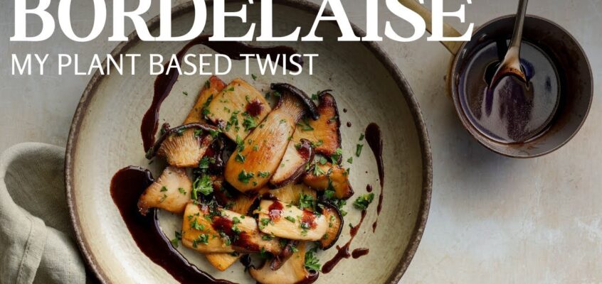 I’m giving the traditional Bordelaise sauce a modern, vegetarian twist (No Meat, Full Flavor)