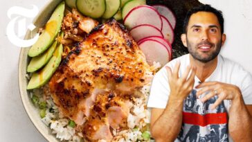 The Best Salmon Bowl You’ll Ever Make | Sticky Miso Salmon | Andy Baraghani | NYT Cooking