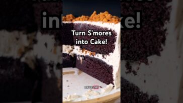 S’mores Cake recipe by Yossy Arefi is  on NYT Cooking! #shorts