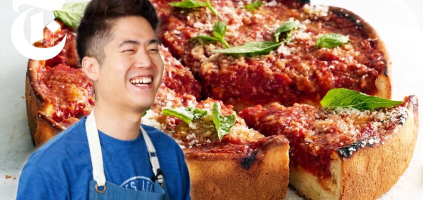 The Secret to Great Deep Dish Pizza at Home | Eric Kim | NYT Cooking