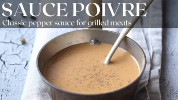 Traditional French-Style Peppercorn Sauce (Standalone Version)