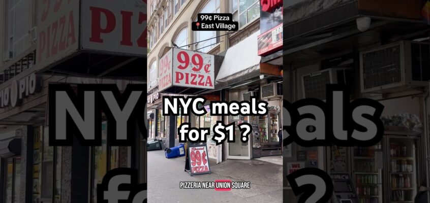 What can you eat for $1 in NYC? #shorts #nyc