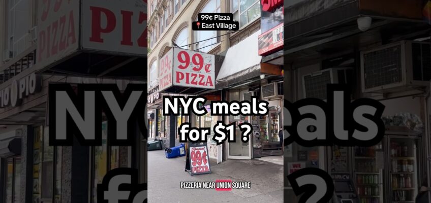 What can you eat for $1 in NYC? #shorts #nyc