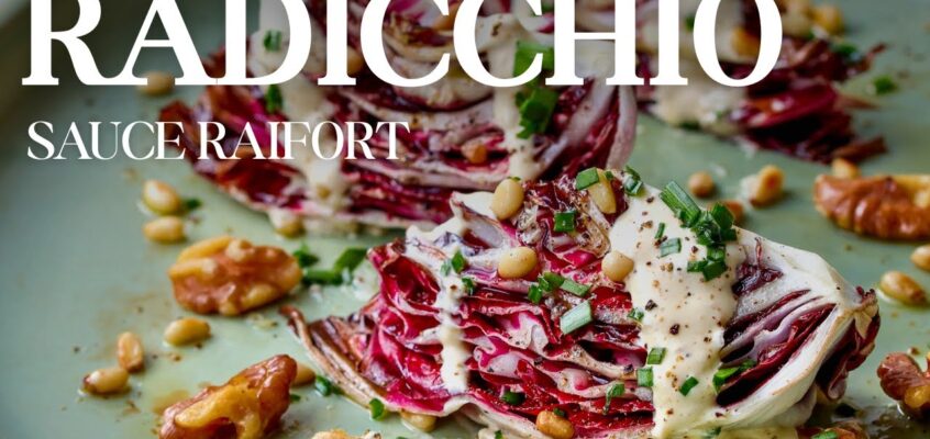 Mastering the Art of French Salads – Ep. 1: Simple Salad with Wilted Chicory & Horseradish Dressing